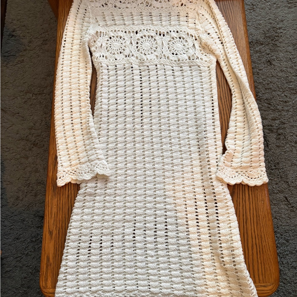 Isabel Marant Étoile Cream Crochet Top